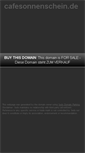 Mobile Screenshot of cafesonnenschein.de